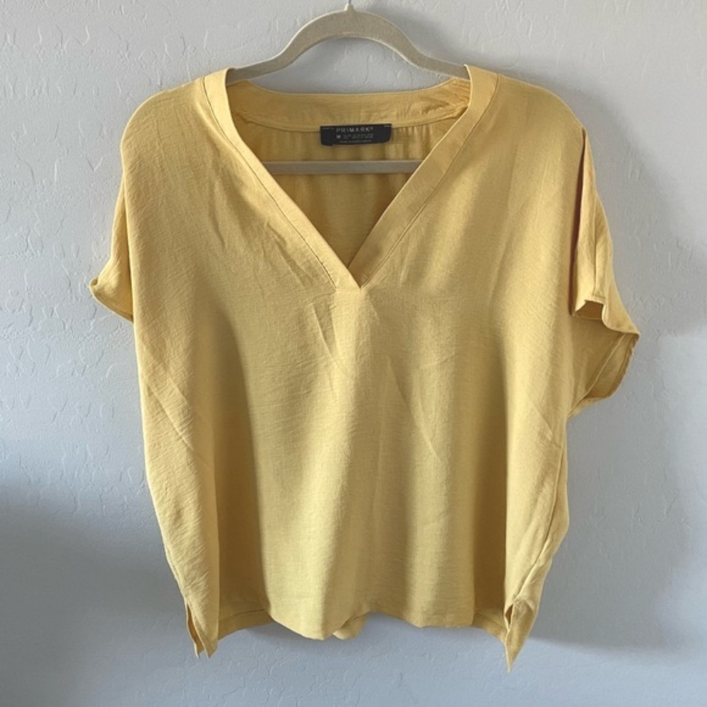 Baby Yellow Flowy Blouse